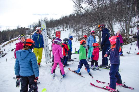 Kids slalom race and afterski