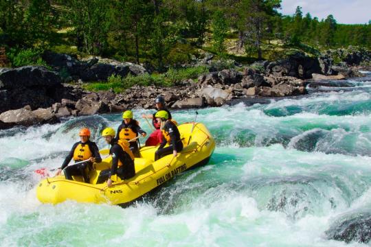 Dagali Fjellpark - Classic Rafting with a snack