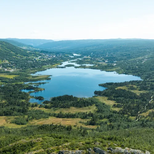 Ustedalsfjorden rundt oversiktsbilde