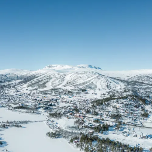 Geilo sentrum drone