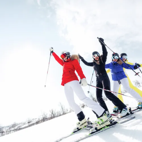 Jentetur på geilo på ski