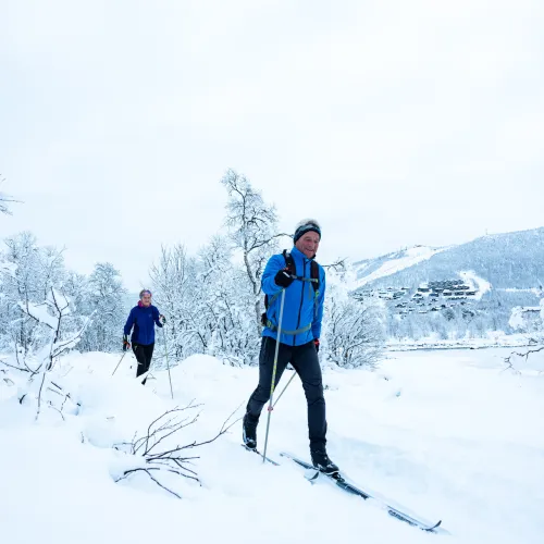Langrenn rundt Ustedalsfjorden