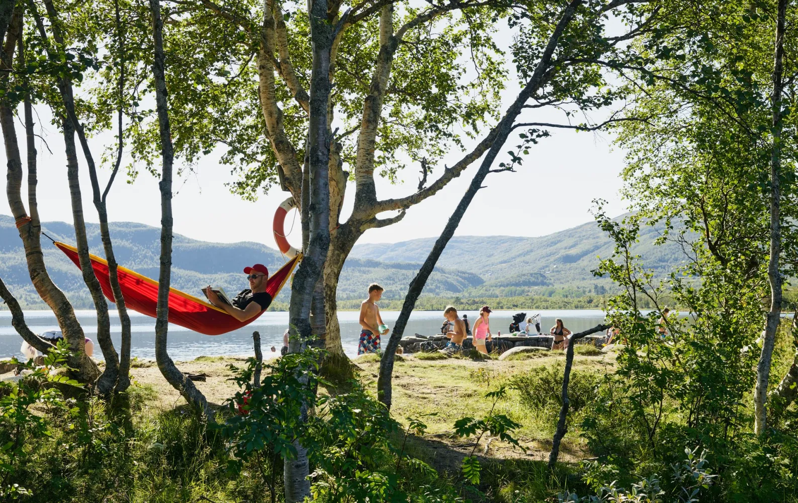 hengekøye geilo badestrand