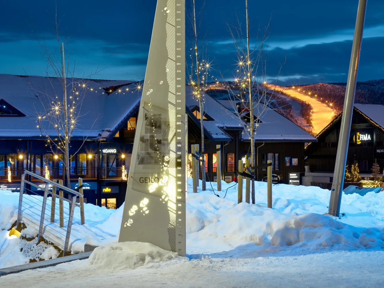 Julemarked på Geilo kveld
