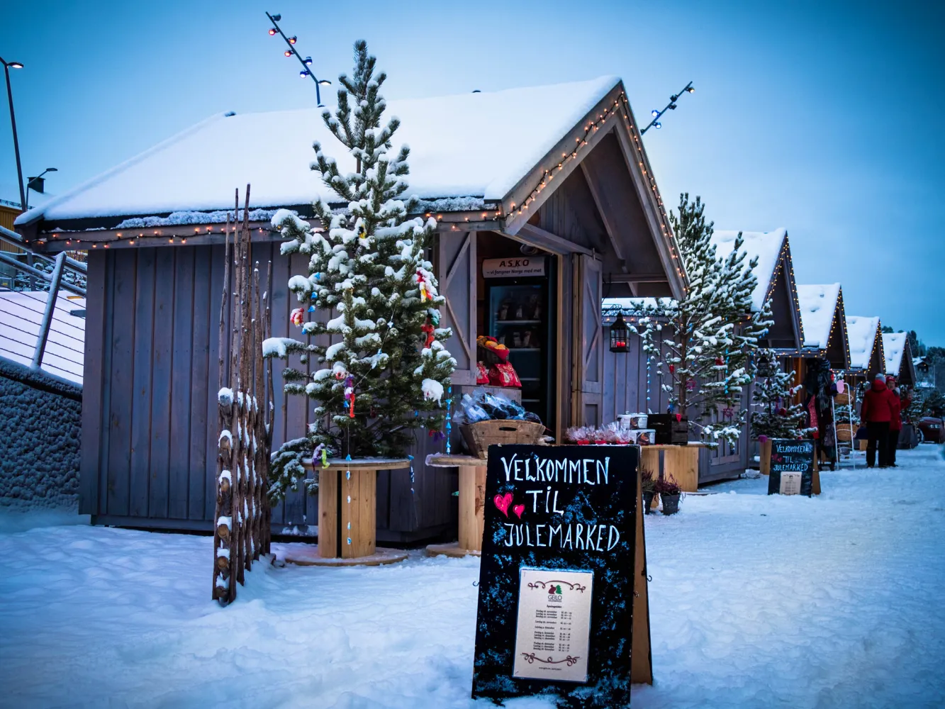 Julemarked i Geilo sentrum alle boder