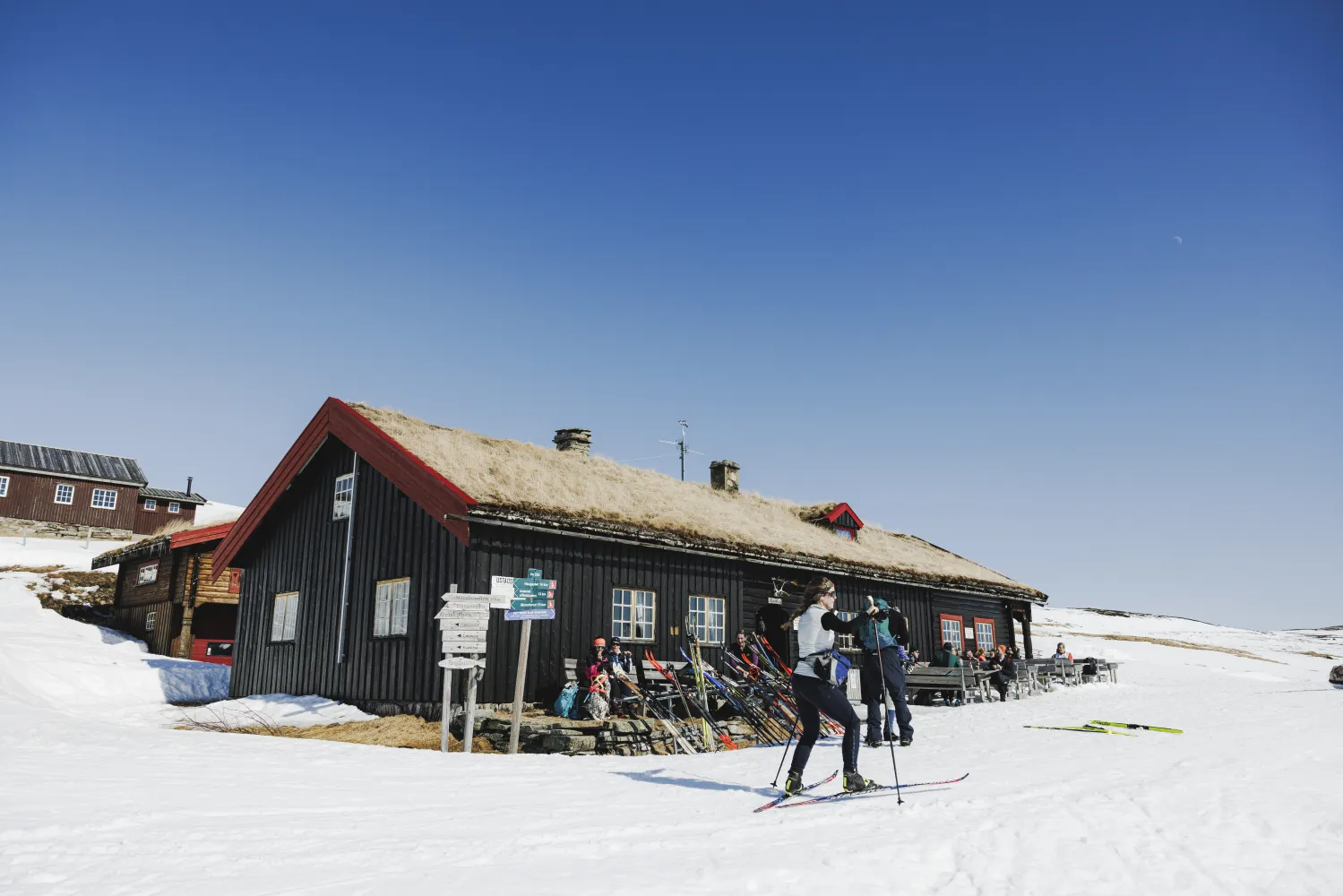 Tuva Turisthytte 2025 påske utenfor