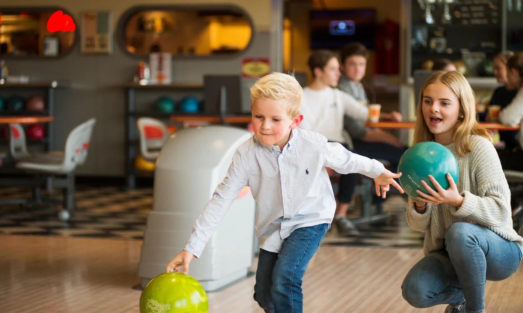 Bowling at Bowl and Dine