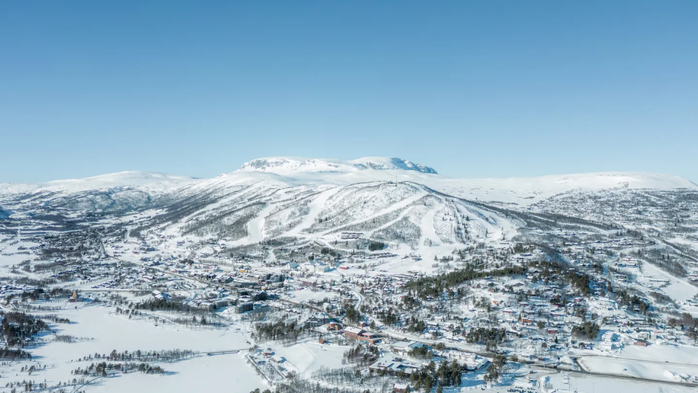 Geilo sentrum drone