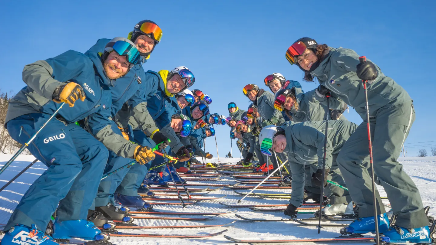 Geilo Skiskole fellesbilde vinter