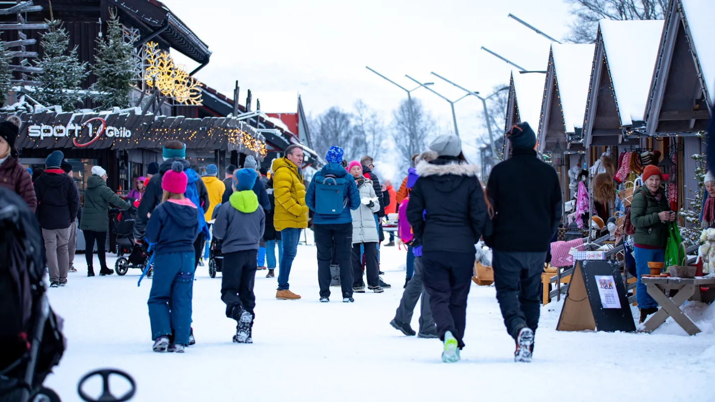 Butikker i sentrum