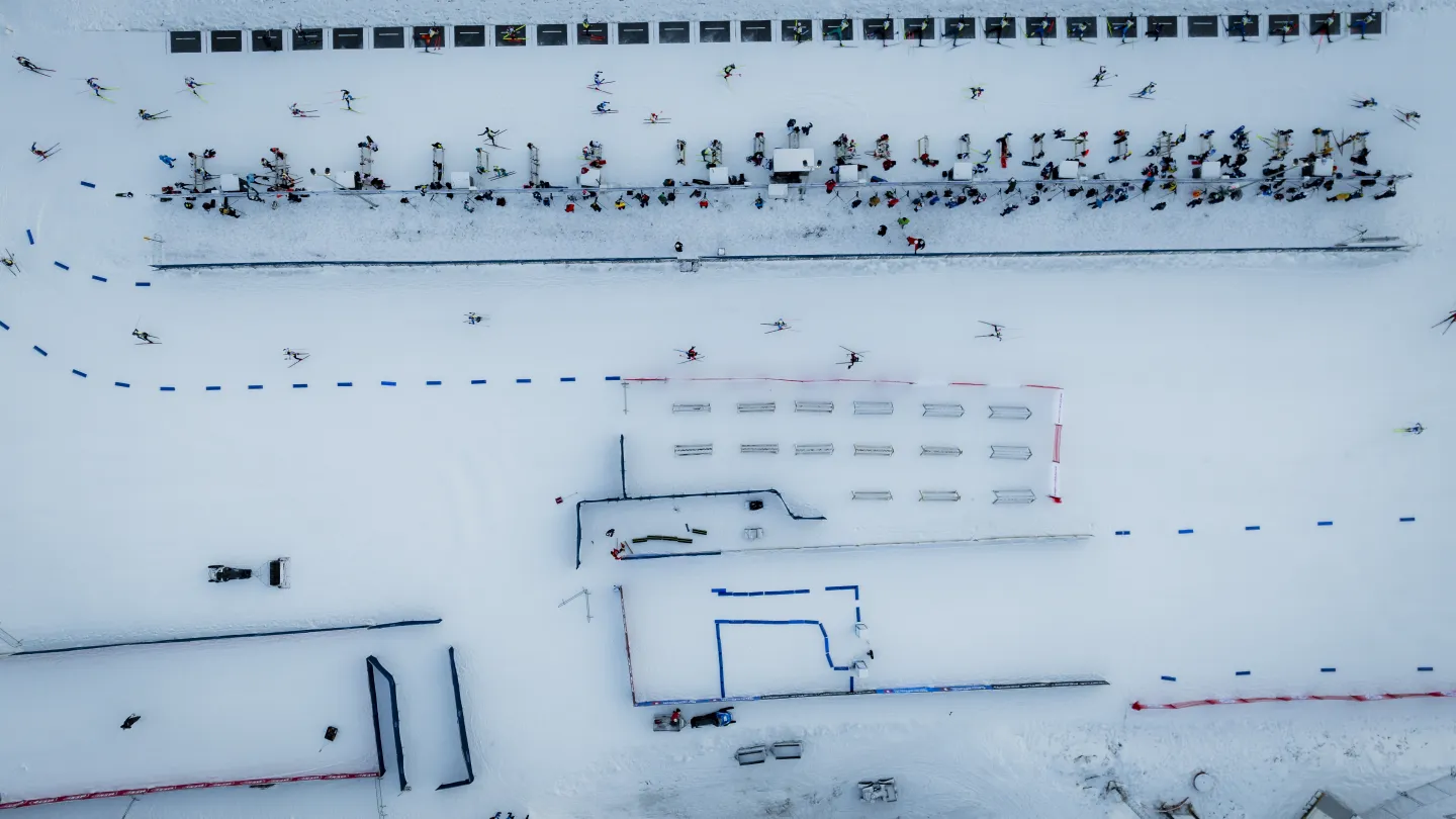 Skiskyting stadion på Geilo