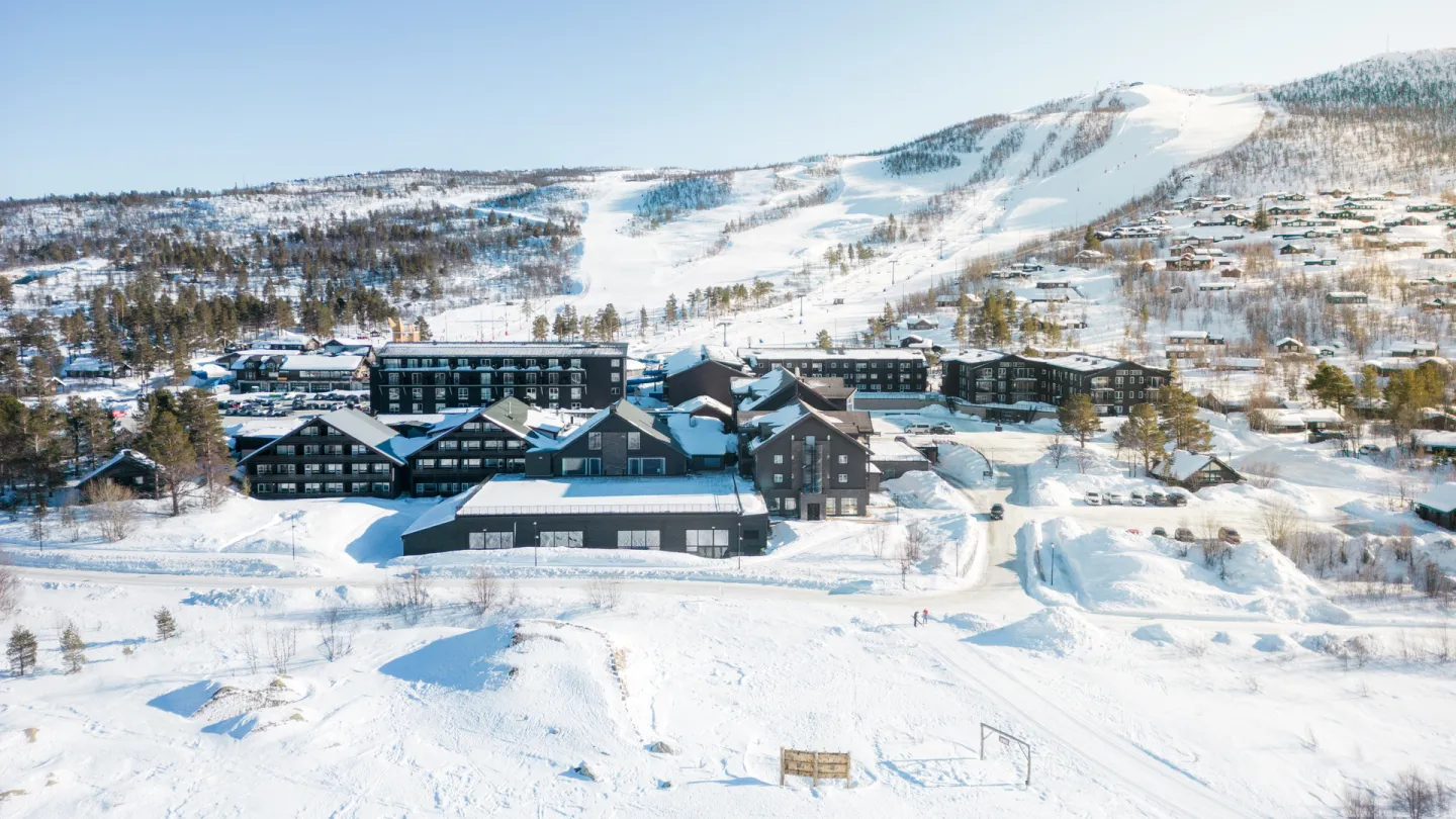Vestlia Resort på vinteren