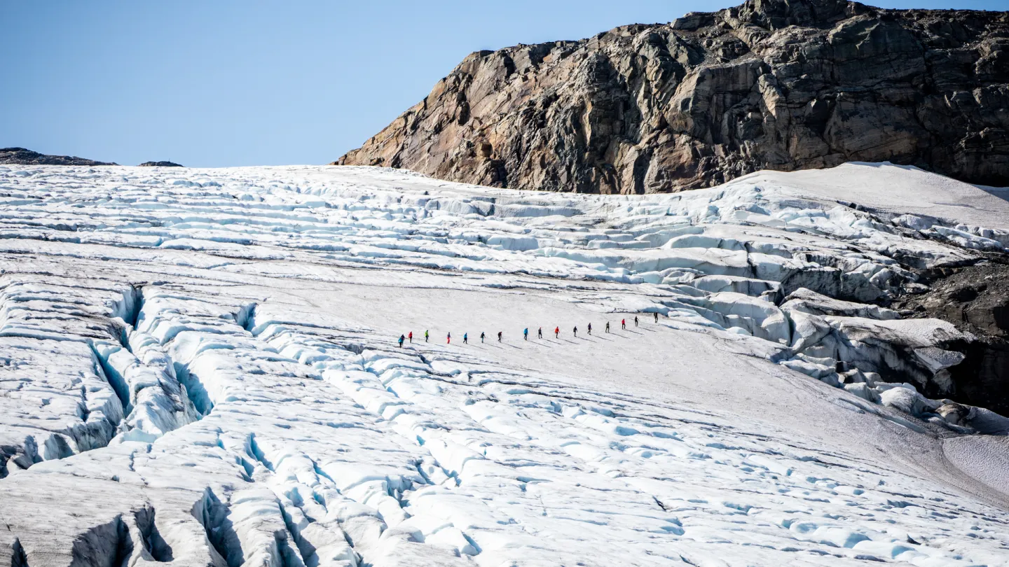Brevandring på Hardangerjøkulen 