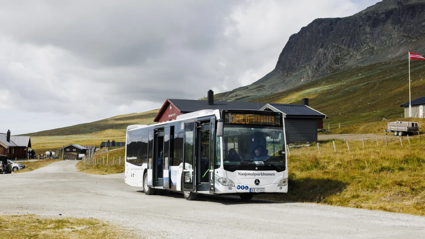 Nasjonalparkbussen sommer 2026