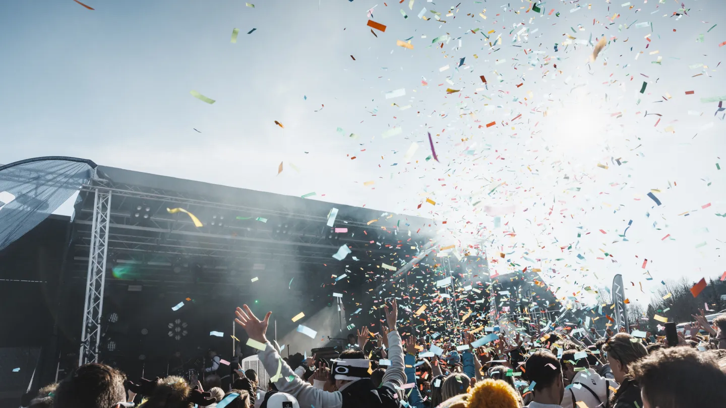 Geilos største påskeparty konfetti sol 2025